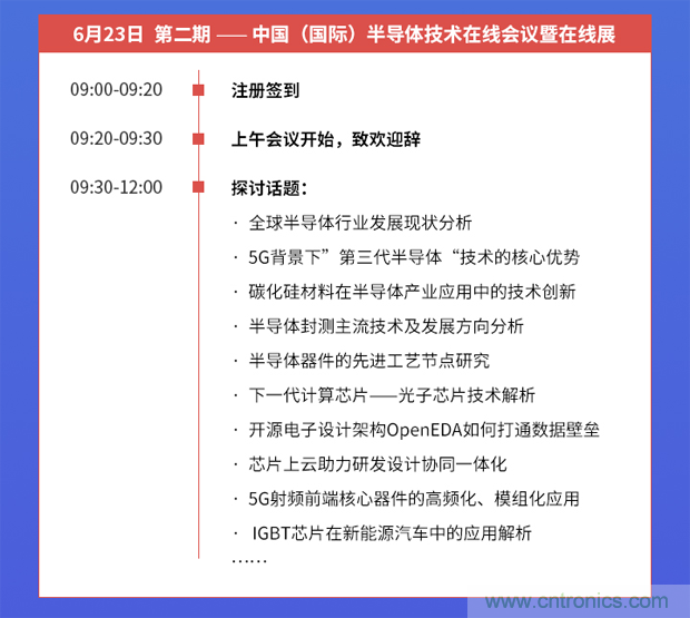 SIAC聯(lián)盟大改半導(dǎo)體產(chǎn)業(yè)格局？來(lái)中國(guó)（國(guó)際）半導(dǎo)體技術(shù)在線會(huì)議暨在線展