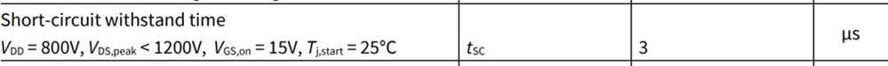 談談SiC MOSFET的短路能力 談談SiC MOSFET的短路能力